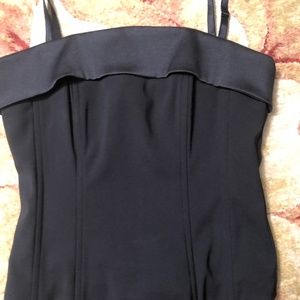 H&M Black Bustier top Size 6